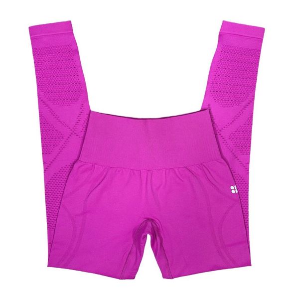 Sweaty Betty London 360 Seamless Yoga Leggings - Size 6 - Picture 4 of 9